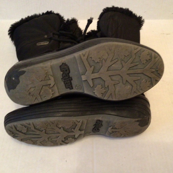 ‼️SALE‼️Pajar Waterproof Winter Wedges Lace Up Boots Size38/US7 - Picture 6 of 7